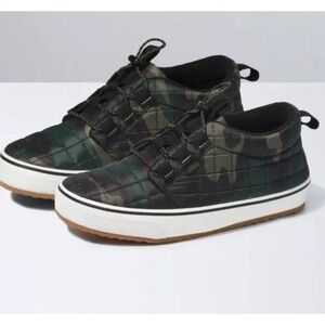 Vans Chukka Slip Er Woodland Camo Quilted Slip On Shoes Womens US 6.5 NEW